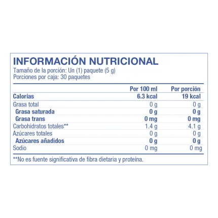 Energy Go Stix ingredientes colombia 4life