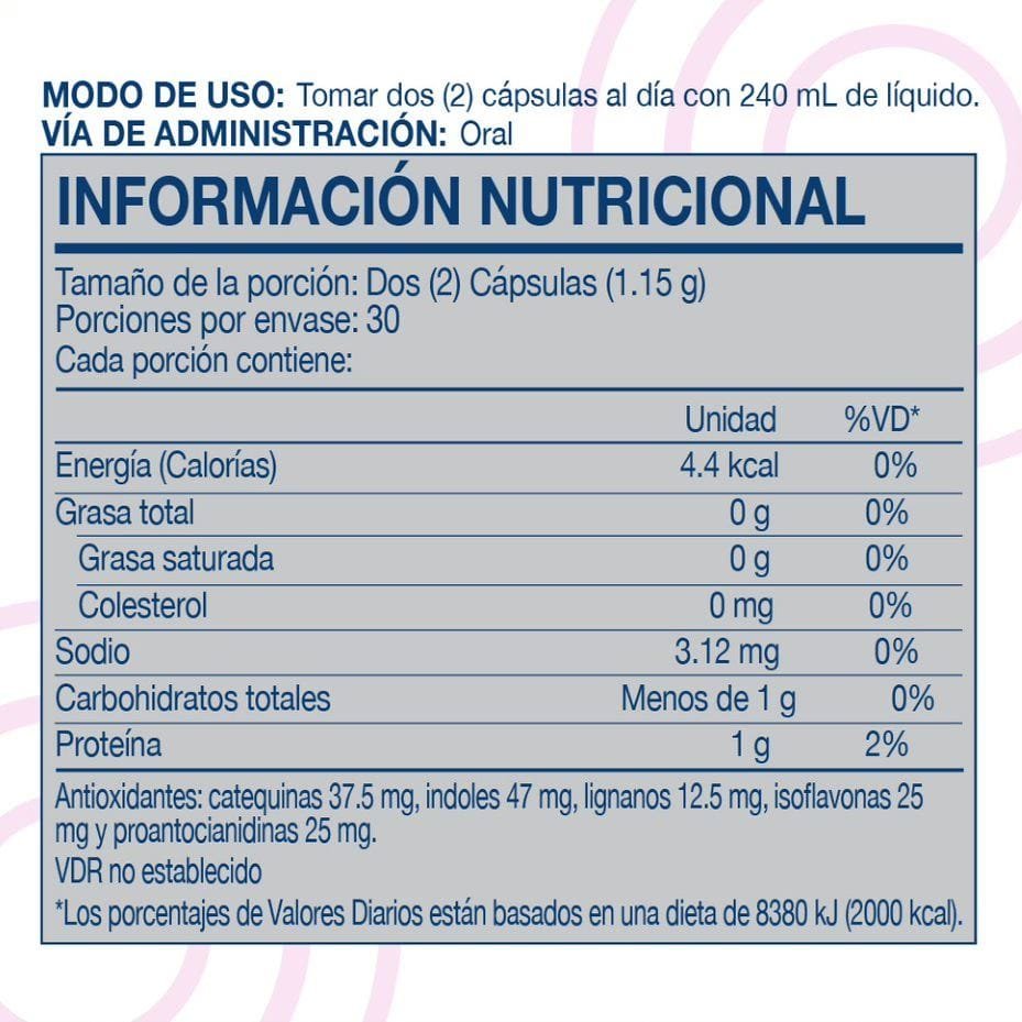 Ingredientes Belle Vie 4Life Ecuador Ingredientes Belle Vie 4Life Ecuador