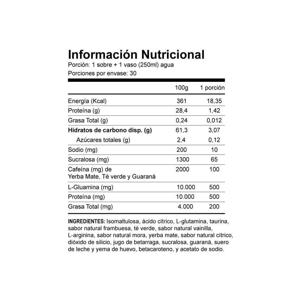 ingredientes 4life chile Energy Go Stix® Berry ingredientes 4life chile Energy Go Stix® Berry